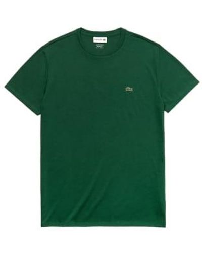 Lacoste Camiseta clásica en emerald man - Verde