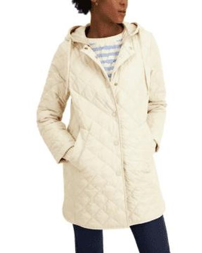 Weekend by Maxmara Erio Quilted Long Jacket 2415491021600 Col 009 - Neutro
