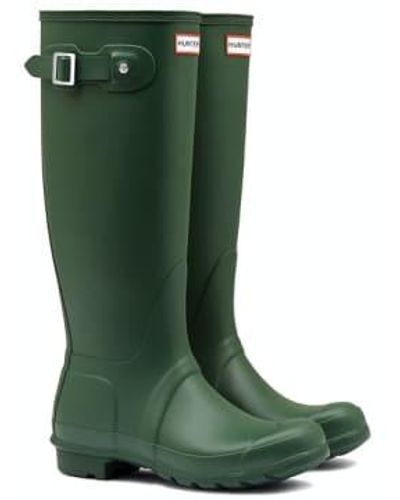 HUNTER Original tall wellington boots - Verde