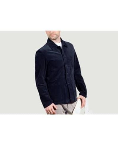 Vetra Corduroy Workwear Jacket - Blu