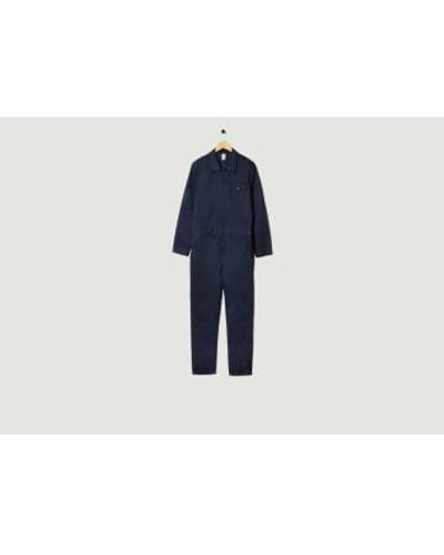 M.C. OVERALLS Navy Twill Dungarees Xs - Blue