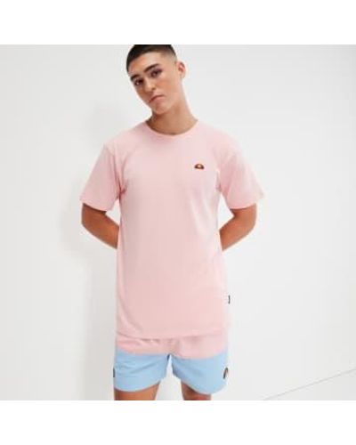 Ellesse Camiseta cassica en rosa claro