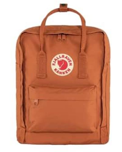 Fjallraven Kanken Brown Backpack T.u. - Orange