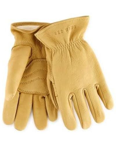 Red Wing Wing Heritage Deerskin Lined Glove 95237 Yellow - Giallo