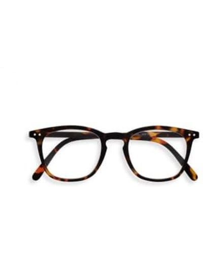 Izipizi Reading Glasses #e Tortoise Diopter +1.5 - Black