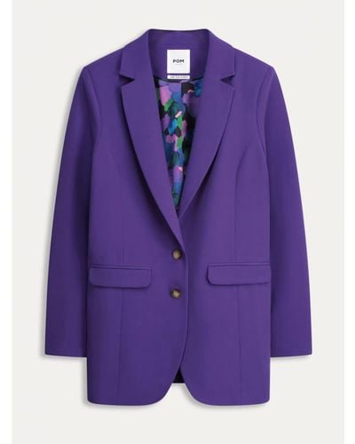 Pom Blazer French Violet - Purple