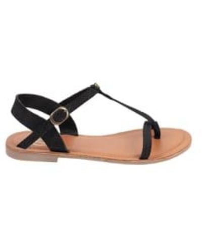 Zusss Fine Sandals, 38 - Black