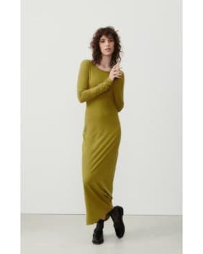 American Vintage Gamipy Dress Golden S - Green