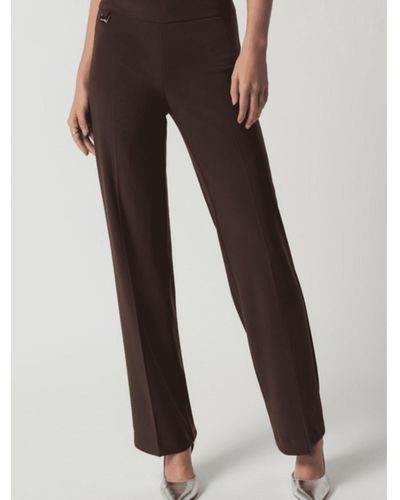 Joseph Ribkoff Wide Leg Stretch Classic Trouser Mocha 3799
