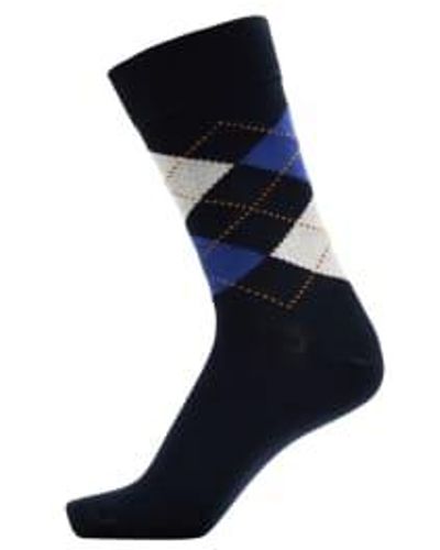 SELECTED Gunnar Sock - Blau