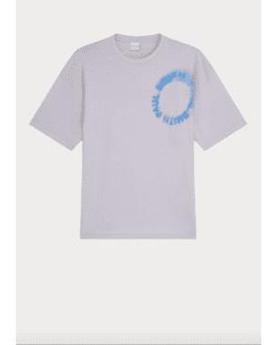 Paul Smith Light Solar Flare Logo T Shirt - Purple