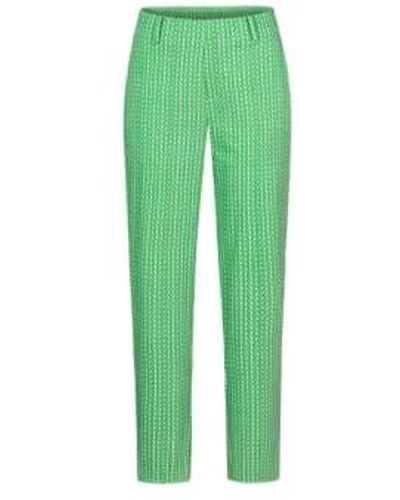 SteHmann Printed Pull On Chinos 16 - Green