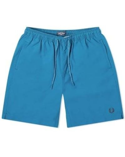 Fred Perry Classic Swin Shorts Runway Ocean S - Blue