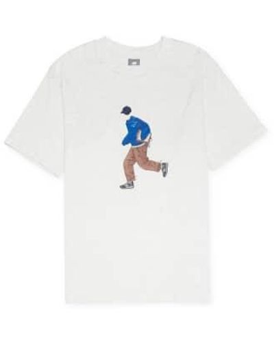 New Balance Athletics Sport Style T-Shirt Ash Heather - Weiß