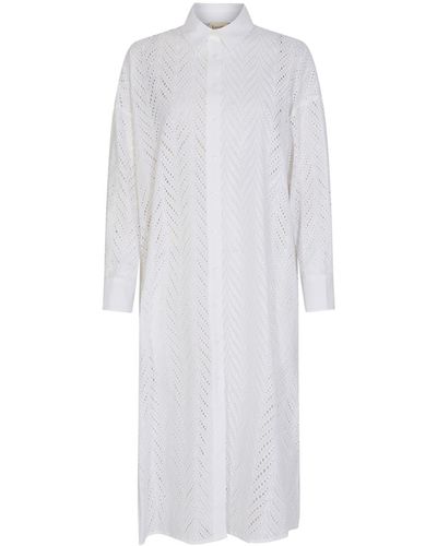 Levete Room Lr-smilla 1 Shirt Dress - White