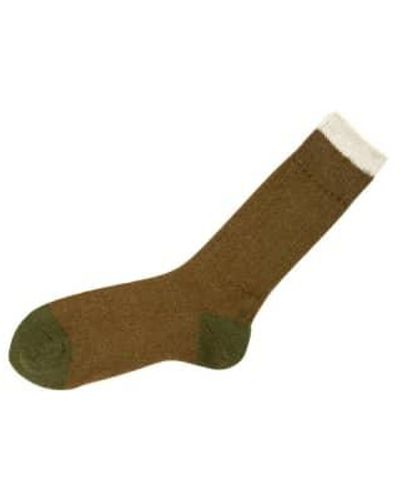 Patapaca Melange Socks Army 2 - Verde
