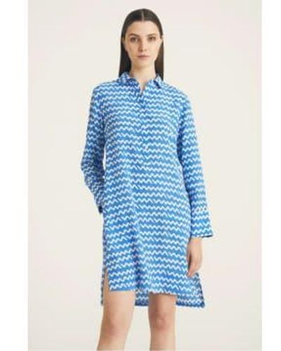 ROSSO35 Pattern Dress - Blu