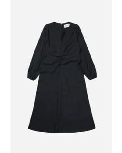 Munthe Robe noire esther - Bleu