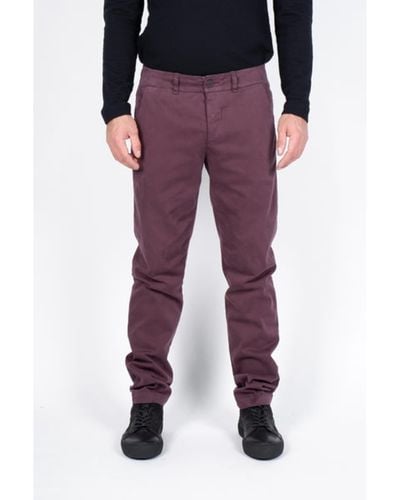 Herren Burgundy Hosen