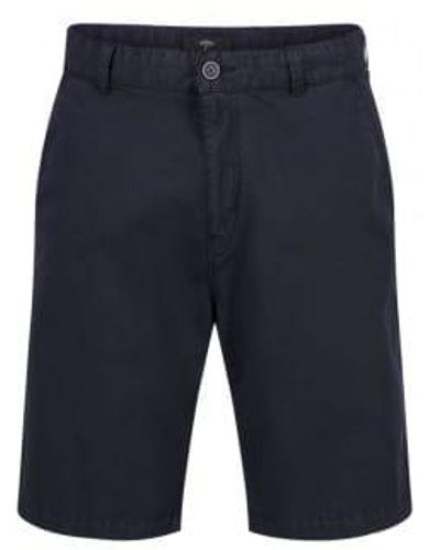 Fynch-Hatton Cotton Stretch Chino Shorts - Blue