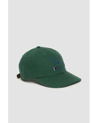 Pop Trading Co. Sombrero six panel color ver oscuro - Verde