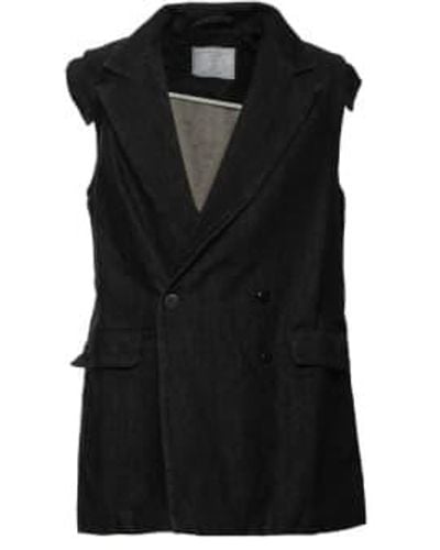Societe Anonyme Vest For Woman Big Mant R Sa15441U93 Cn100 - Nero