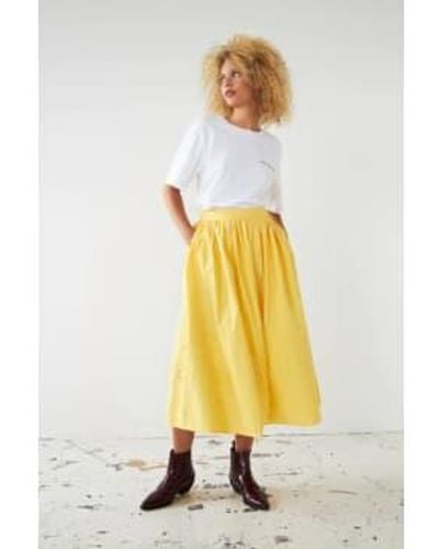 Stella Nova Brorie anglaise douce jupe jaune