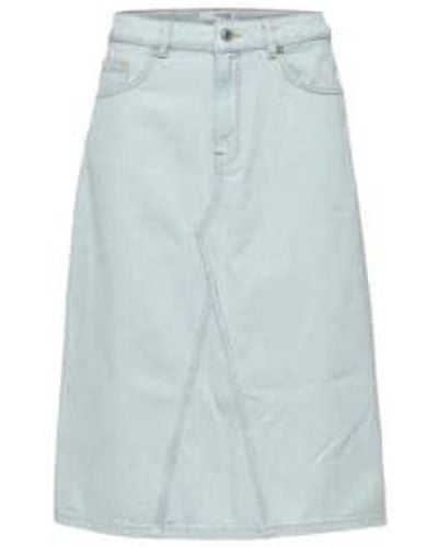 SELECTED Ruby High Waist Denim Skirt - Blu