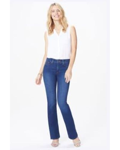 NYDJ Billie Mini Bootcut Jeans Cooper Mdnm 2049 - Blue
