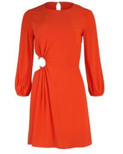 Ba&sh Orange Bonica Dress 0 - Red