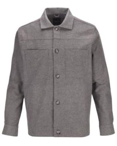 Guide London Twill en coton brossé sursirt - Gris