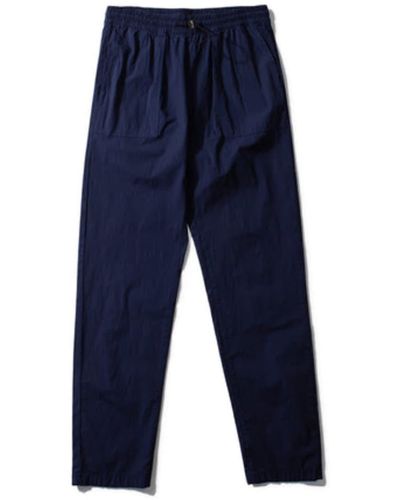 Edmmond Studios Pantalones Light Pants Plain Navy 1 - Blu