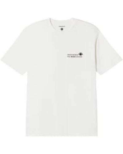 Thinking Mu Music T Shirt - Bianco