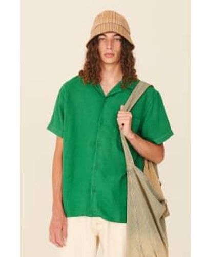 YMC Camisa malick - Verde