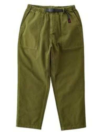 Gramicci Pantalones cortados cónicos sueltos - Verde
