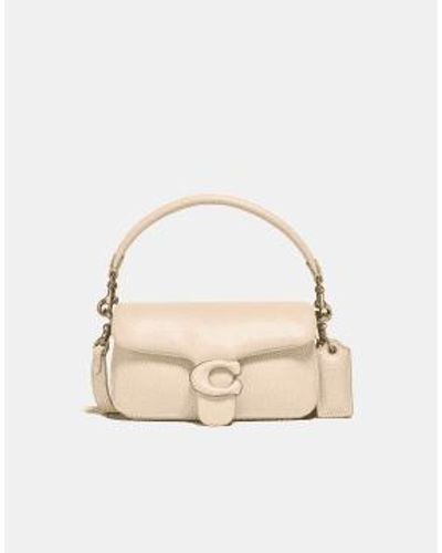 COACH Pillow Tabby 18 Shoulder Bag Size: Os, Col: Ivory - Natural
