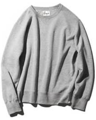 mocT Gray Loopwheel Pullover Sweater Gr 7 2 - Grigio