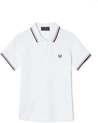 Fred Perry S Shirt Twin Tipped G12 301 - White