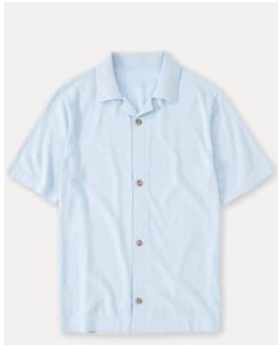 Closed Cardigan Polo Shirt - Blue