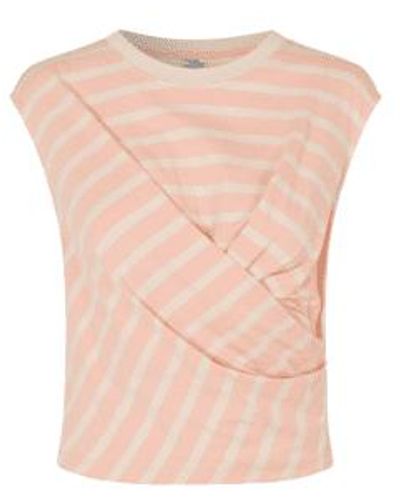 Baum und Pferdgarten Und Jaliyah Top Peach Sailor Stripe Xxs - Pink