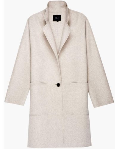 Rails Everest Wool Blend Trench Coat Oatmeal - Natural