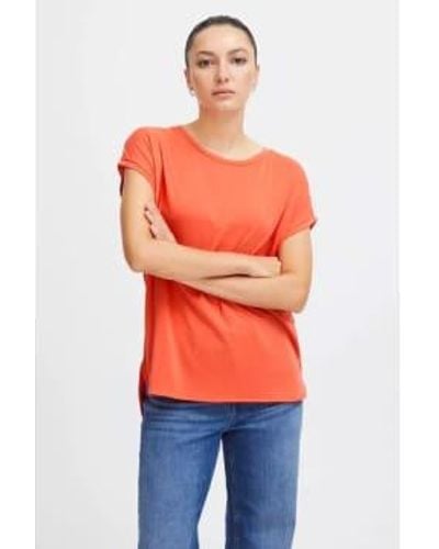 Ichi Wie heißes korallen-t-shirt - Orange