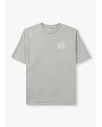 Replay S 9zero1 Back Graphic T-shirt - Gray