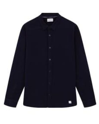 NOWADAYS Sky Captain Structured Shirt S - Blue