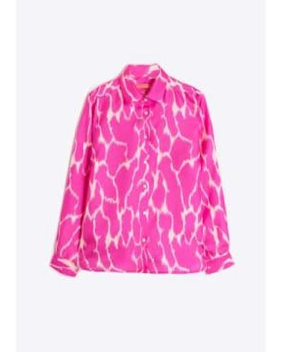 Vilagallo Isabella Silk Shirt - Pink