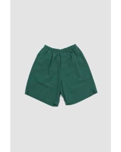 Beams Plus Nylon mini ripstop militärische sportshorts grün