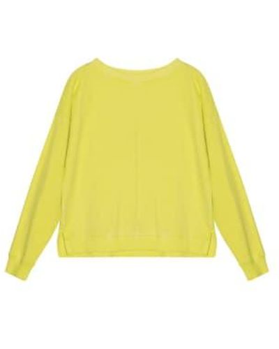 Cashmere Fashion Plowaneach Baumwoll-mix Sweats L / - Yellow