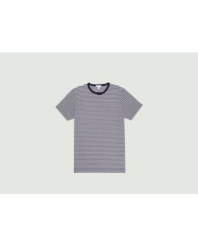 Sunspel Classic T Shirt 4 - Blu