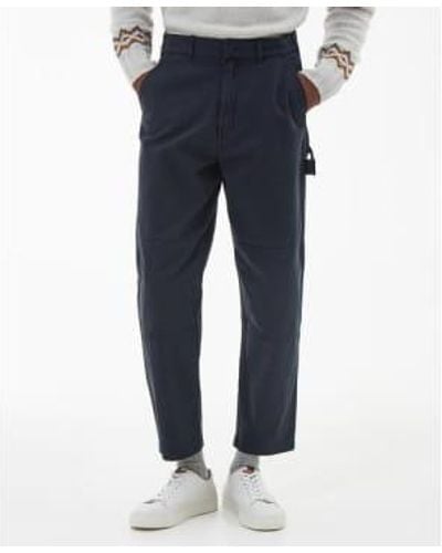 Barbour Chesterwood Work Trousers - Blu