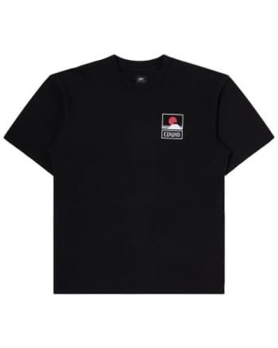 Edwin Mt Fuji Short-sleeved T-shirt - Black